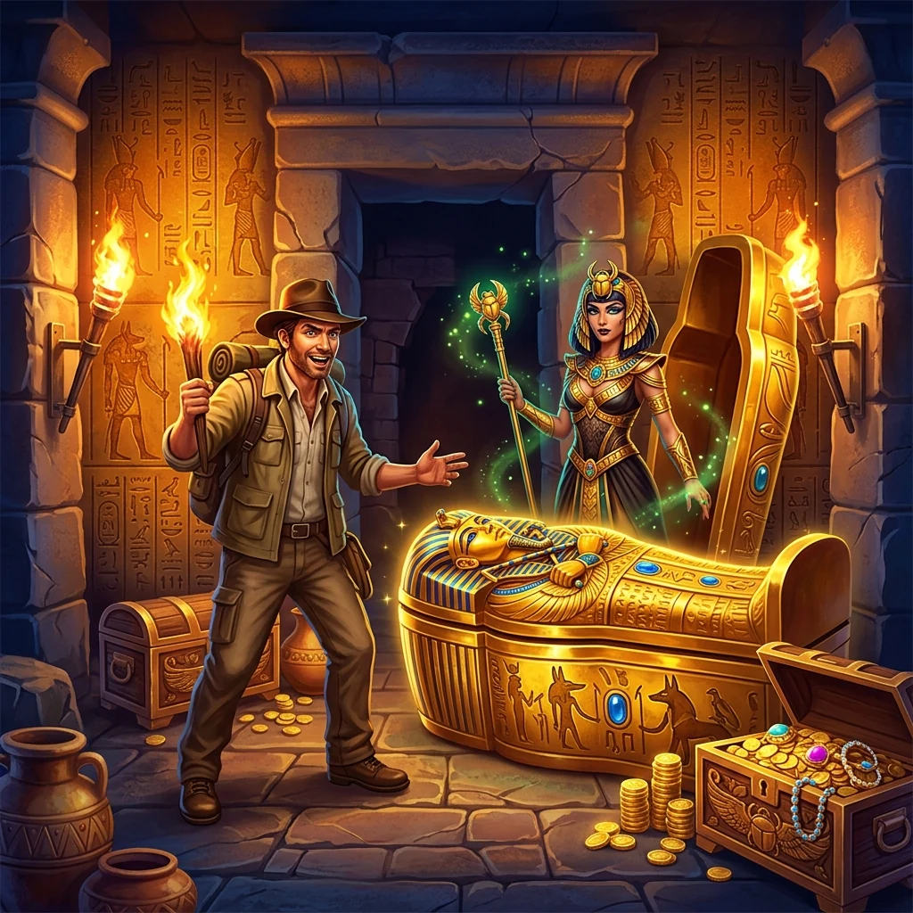 John Hunter Tomb Scarab Queen at Zoome Casino